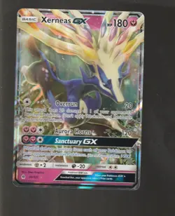 POKEMON XERNEAS GX FORBIDEN LIGHT 90/131 ULTRA RARE 2018 - Image 1