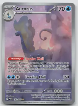 Aurorus 092/088 Perfect Order Pokemon Holo NM Illustration Rare - Image 1