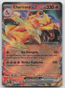 Charizard ex 006/165 151 Pokemon Holo NM Double Rare - Image 1