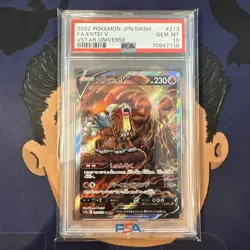 💎PSA 10 GEM 2022 Pokemon Vstar Universe Japanese ENTEI V #213 Full Art Alt - Image 2