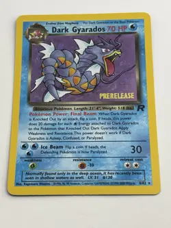Dark Gyarados 8/82 Prerelease Holo Team Rocket Pokemon WOTC NM/LP - Image 5