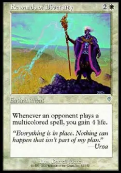 Rewards of Diversity -Foil Medium Play MTG Invasion - Image 1