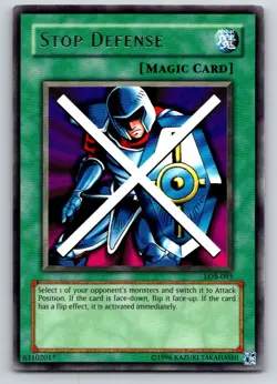 Stop Defense LOB-EN095 Legend of Blue Eyes White Dragon Yu-Gi-Oh NM - Image 1