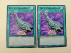 2x Harpie's Feather Duster BP01-EN035 Black Rare 1st Edition LP - Image 1