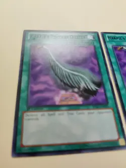 2x Harpie's Feather Duster BP01-EN035 Black Rare 1st Edition LP - Image 2
