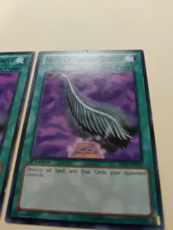 2x Harpie's Feather Duster BP01-EN035 Black Rare 1st Edition LP - Image 4
