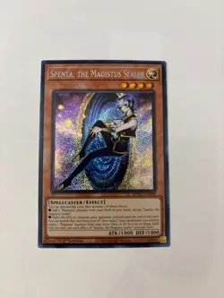YuGiOh! Spenta, the Magistus Sealer BPRO-EN098 Burst Protocol 1st Ed Secret Rare - Image 1