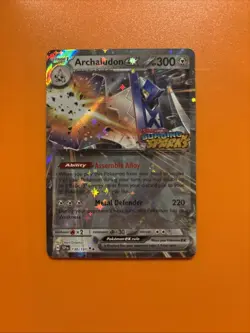Near Mint Archaludon ex 130 STAMPED Surging Sparks Promo Holo Pokemon Card - Image 1