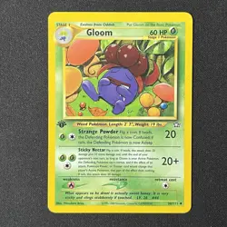 Gloom 36/111 1st Edition Neo Genesis Pokemon Card - Image 2