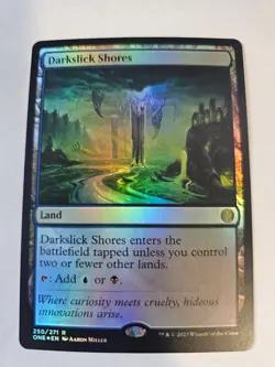 MTG - Darkslick Shores FOIL Phyrexia All Will Be One - Image 1