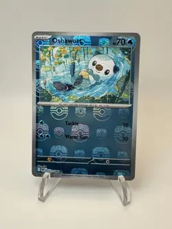 2025 Pokemon White Flare Oshawott (Master Ball Pattern) 021/086 - Image 1