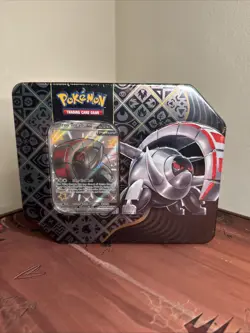 Pokemon Paldean Fates Tin [Iron Treads ex] - SV: Paldean Fates (PAF) New Sealed - Image 1