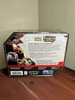 Pokemon Paldean Fates Tin [Iron Treads ex] - SV: Paldean Fates (PAF) New Sealed - Image 2