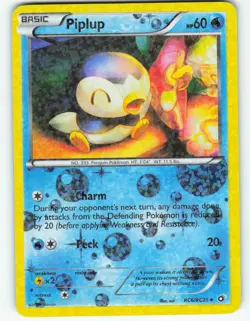 Piplup - Reverse Holo - RC6/RC25 Legendary Treasures - Pokemon TCG - 2013 - Image 1