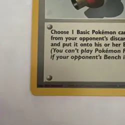Pokemon TCG Pokemon Flute Base Set Uncommon 86/102 Regular English 1999 - Image 3