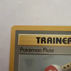 Pokemon TCG Pokemon Flute Base Set Uncommon 86/102 Regular English 1999 - Image 4
