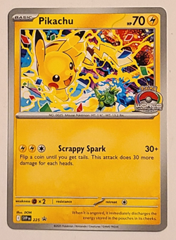 2025 Pokemon World Championship SVP EN-SV Black Star Promo #225 Pikachu - Image 1