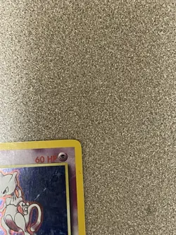 Mewtwo 10/102 Holo Rare Base Set Unlimited Pokemon -MODERATELY PLAYED- - Image 5