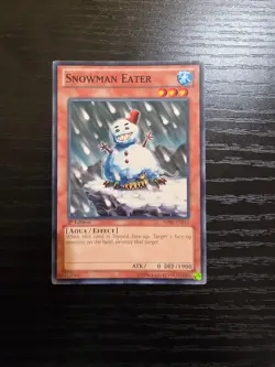 Yugioh Snowman Eater SDRE-EN016 1st Edition Common LP - Image 1