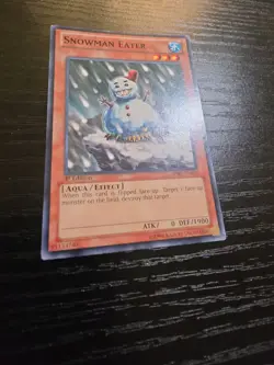 Yugioh Snowman Eater SDRE-EN016 1st Edition Common LP - Image 2
