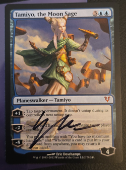 Signed Tamiyo The Moon Sage Artist Proof Magic The Gathering Eric Deschamps - Image 1