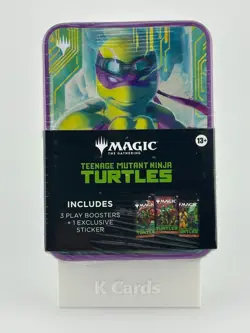 Magic: The Gathering x Teenage Mutant Ninja Turtles Donatello Tin Factory Sealed - Image 1