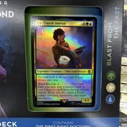 Magic: The Gathering Doctor Who Commander Deck Blast from the Past Fourth Doctor - Image 2