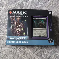 MTG Warhammer 40,000 Commander Deck - Necron Dynasties - Sealed - Image 1