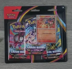 Pokemon TCG Chaos Rising Triple Blister Charmeleon New Factory Sealed In Hand - Image 3
