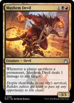 Mayhem Devil - Near Mint MTG Ravnica Remastered - Image 1