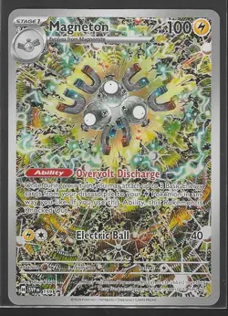 Magneton 159 SV: Scarlet & Violet Black Star Promo (SVP) Full Art Holo Near Mint - Image 1