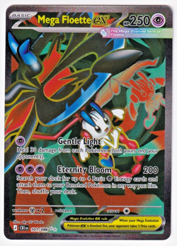 Mega Floette ex 101/086 Chaos Rising Ultra Rare Holo Pokemon NM - Image 1