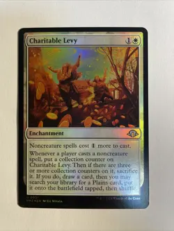 1x Modern Horizons 3 Charitable Levy Foil NM/M Magic The Gathering Mtg - Image 1
