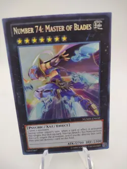 Yu-Gi-Oh! TCG Number 74:Master Of Blades NUMH-EN032 Holographic - Image 1