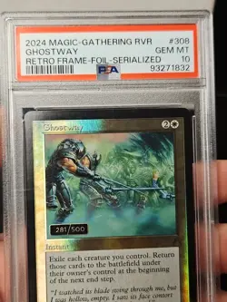 Magic MTG - Ghostway RVR #308 Serial 281/500 PSA 10 Ravnica Remastered - Image 3