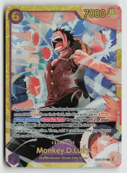 Monkey.D.Luffy EB02-061 One Piece Extra Booster Anime 25th Collection SEC NM Eng - Image 1