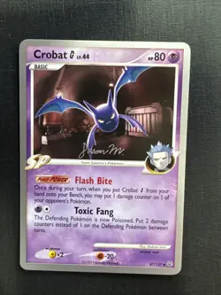 Pokemon Card - Crobat G 47/127 Platinum Uncommon Lightly Played - Image 1