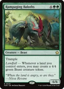 Rampaging Baloths - Near Mint MTG Foundations - Image 1