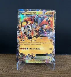 Groudon EX - 85/160 - Pokemon Primal Clash XY Ultra Rare Card LP - Image 1