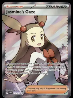 Pokemon Cards Jasmine's Gaze 233/191 Surging Sparks Ultra Rare NM - Image 1