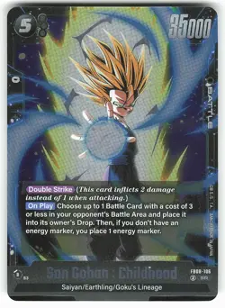 Son Gohan : Childhood FB08-106 SR Dragon Ball Super Card - Image 2