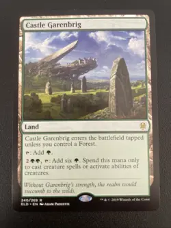 Magic: the Gathering Castle Garenbrig Throne of Eldraine Rare - Image 1