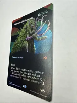 Craterhoof Behemoth (Borderless) Tarkir: Dragonstorm Foil NM - Image 3