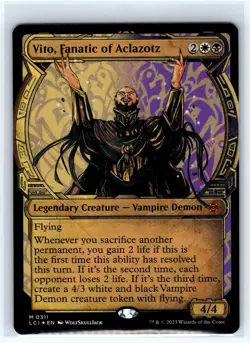 Vito, Fanatic of Aclazotz (Showcase) 311 The Lost Caverns of Ixalan MTG Foil NM - Image 1