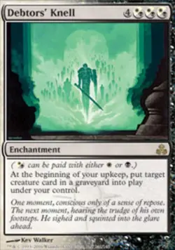 MTG - Debtors' Knell - Guildpact - NM, English Magic FLAT RATE SHIP - Image 1