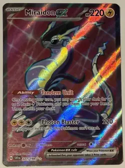 Miraidon ex Pokemon (2023) Scarlet & Violet 227/198 Near Mint - Image 1
