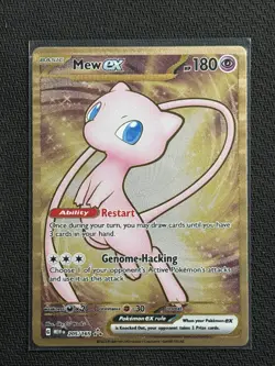 Pokemon Cards Mew Ex Metal Gold Card 151 UPC S&V Ultra Rare 205/165 - Image 1