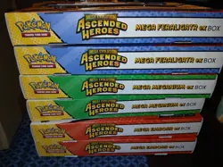 Pokemon Mega Evolution Ascended Heroes EX Box Collection - Sealed Lot of 6 DG - Image 1