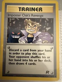 Pokemon TCG Imposter Oak's Revenge 76/82 Team Rocket English - Image 1