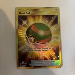 Nest Ball 158/149 Sun & Moon Base Holo Secret Rare Pokemon TCG - Image 1